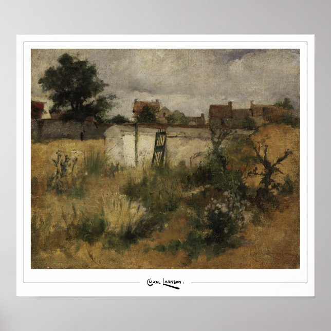 Carl Larsson Zedign Art Poster nº 14 (Frente)