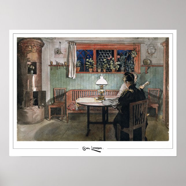 Carl Larsson Zedign Art Poster nº 226 (Frente)