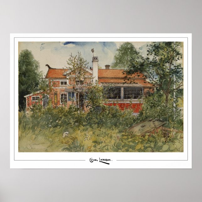 Carl Larsson Zedign Art Poster nº 7 (Frente)