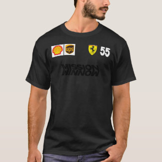 Carlos Sainz SF 2021 Visto Equipe Clássico T-Shirt