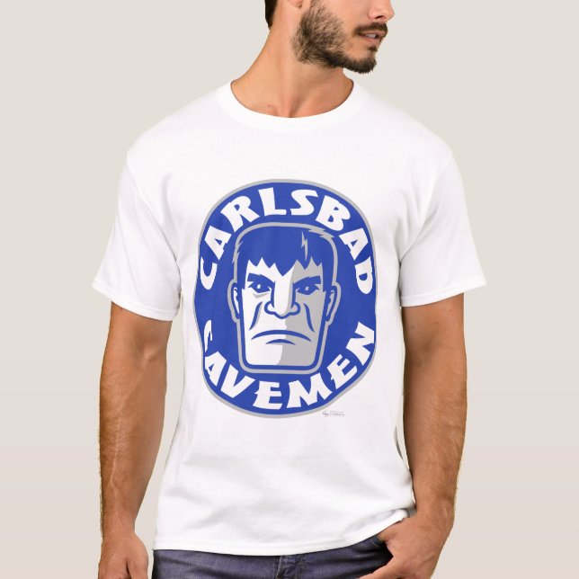 Carlsbad Cavemen Logotipo T-Shirt (Frente)