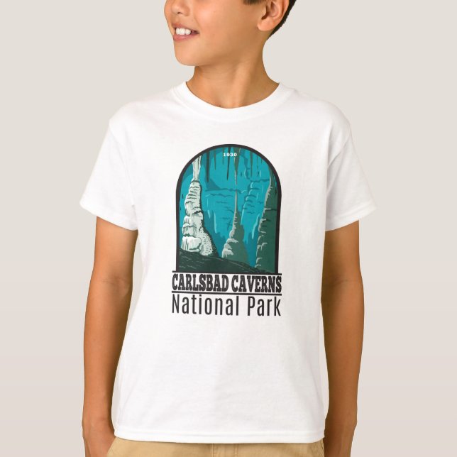 Carlsbad Caverns National Park Vintage T-Shirt (Frente)