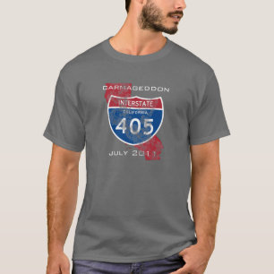 Carmageddon - em julho de 2011 t-shirt riscado