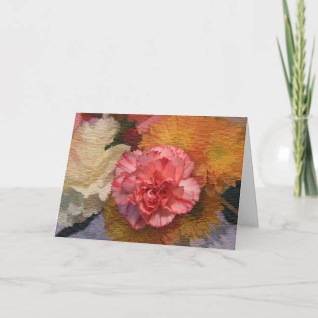 Carnação - Cartão de Aniversário (Frente)