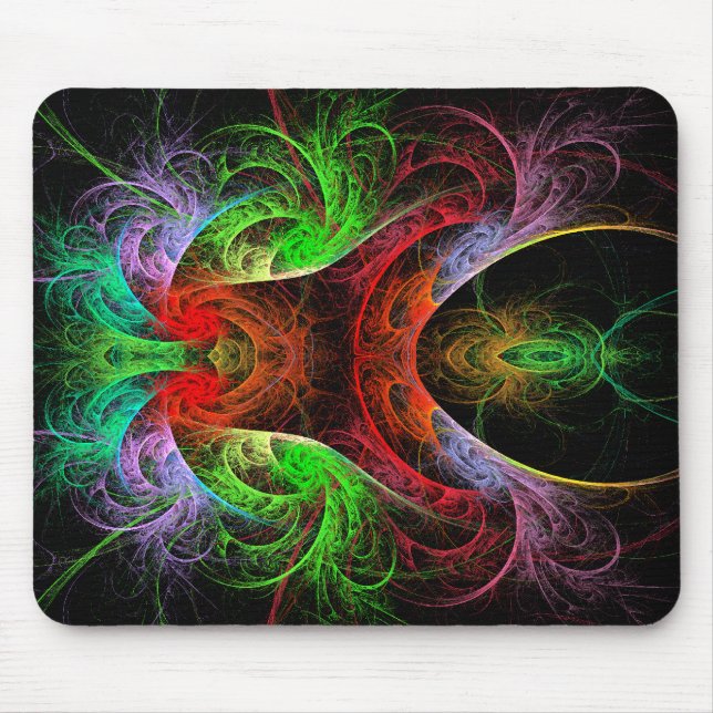 Carnaval Abstrato Art Mousepad (Frente)