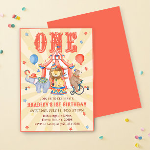 Carnaval de Circo e Convite para primeiro aniversa