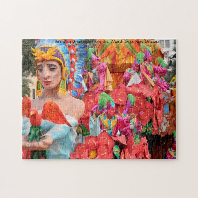 Carnaval de Nova Orleans. Quebra-cabeça (Horizontal)