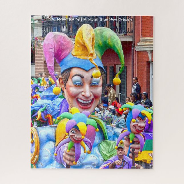 Carnaval de Nova Orleans. Quebra-cabeça (Vertical)