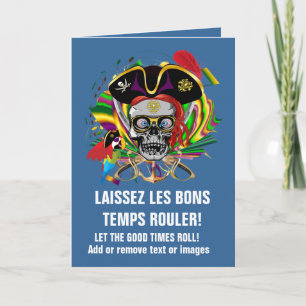 Carnaval do modelo do pirata