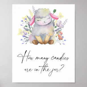 Carneiro - adivinha quantas canetas Poster