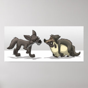 "Carneiros poster na roupa do lobo"