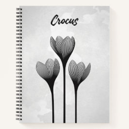 Carnet à espirituale personalizável // Crocus