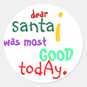 Caro Papai noel Etiqueta