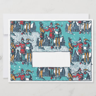 Carolers Medievais Deco de 1920