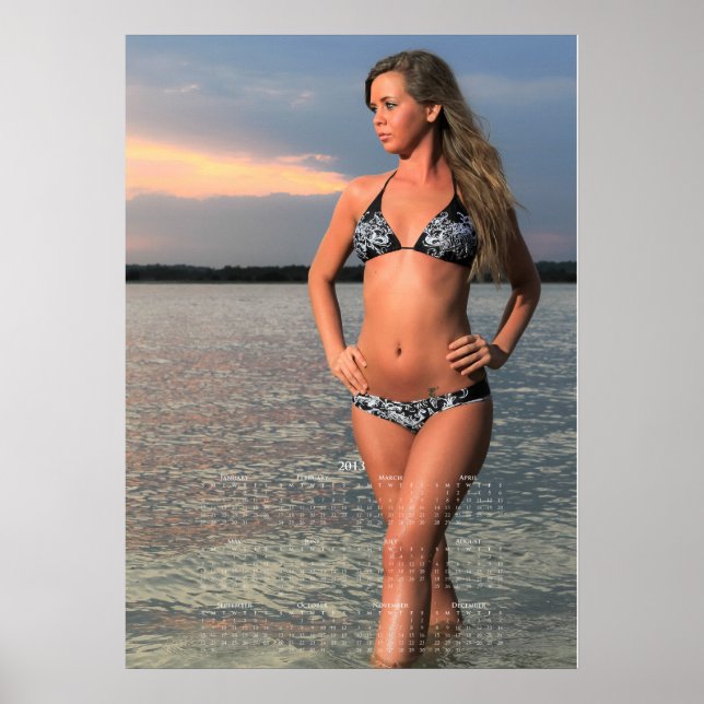 Carolina Coastal Beauties: Poster do Calendário de (Frente)