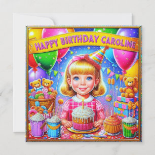 CAROLINE ~ Feliz Aniversário ~ Aniversário Raparig