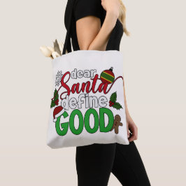Caros Papais noeis definem um bom Natal | Tote Bag