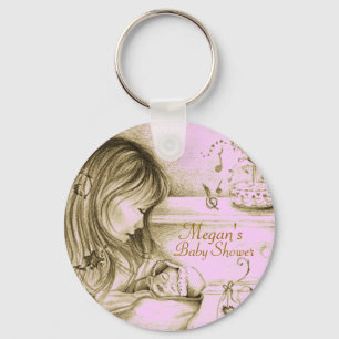 Carousel Dreams Pale Vintage Pink Chaveiro