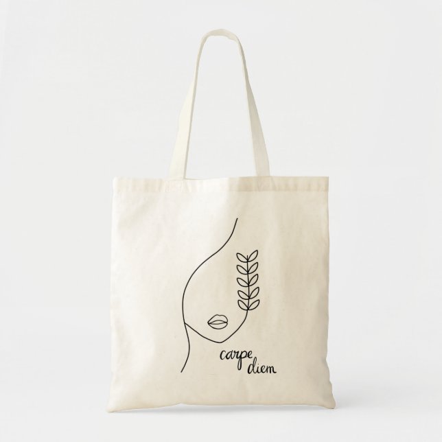 Carpe Diem - Bolsa minimalista (Frente)