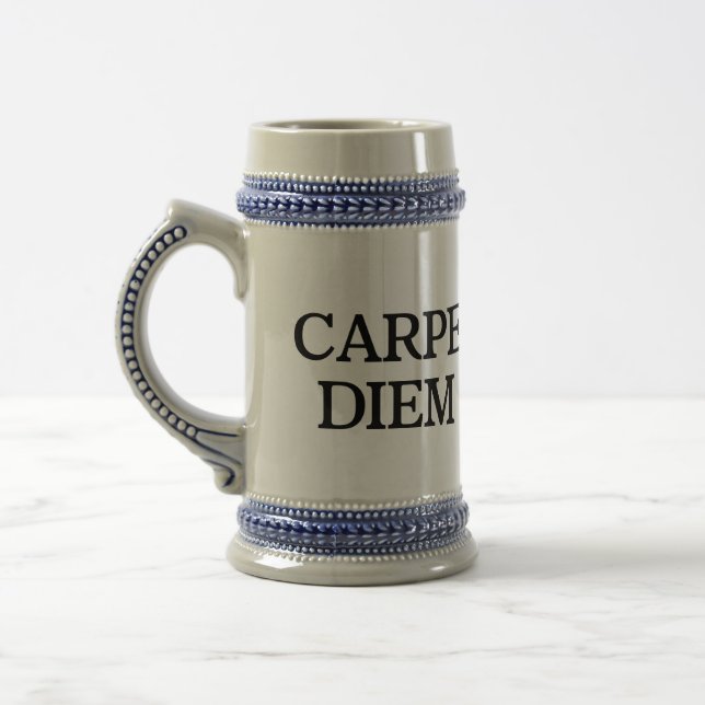 Carpe Diem caneca de cerveja (Esquerda)