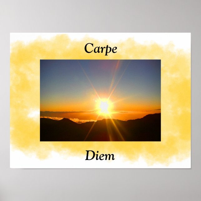 Carpe Diem - poster (Frente)