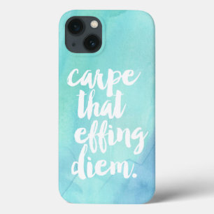 Carpe esse Aqua da capa de telefone de Effing