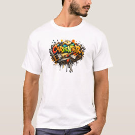  Carpenter Graffiti Tools Street Art T-Shirt
