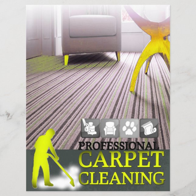 Carpet Cleaning Service Flyer (Frente)