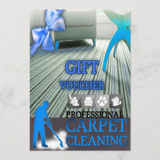 Carpet Cleaning Service Gift Voucher (Frente)