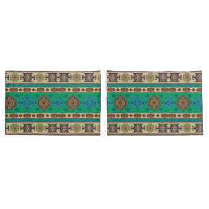 Carpete Turco Verde Antiquado