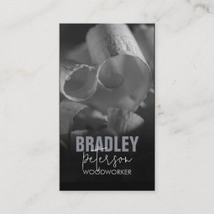 Carpinteiro de madeira Cartão de visita