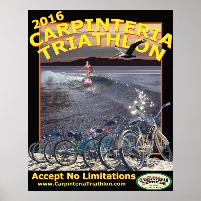 Carpinteria Triathlon Poster 2016 (Frente)