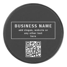 Carregar código QR ou logotipo | Preto Moderno