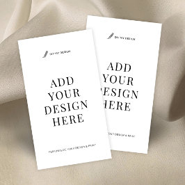 Carregar Impressão Vertical Cartão de visita