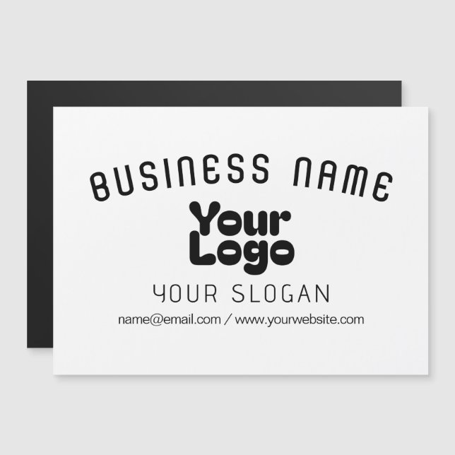 Carregar logotipo preto e branco retrormoderno (ed (Frente/Verso)