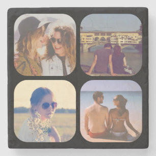 Carregue a porta copos de pedra fotográfica