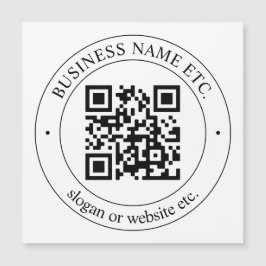 Carregue seu próprio código QR e texto personalizá