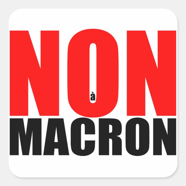 Carrinho de autocolante não ligado à MACRON (Frente)