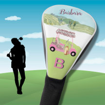 Carrinho De Golfe De Glam Divertido Personalizado 