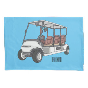 Carrinho de golfe / desenho animado de buggy de go