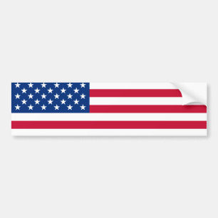 Carro adesivo de bandeira dos EUA para para-choque