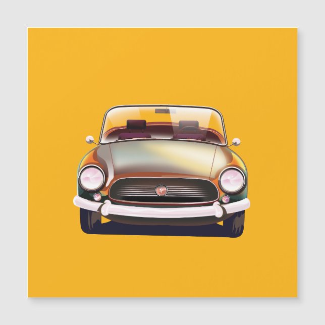 Carro clássico vintage (Frente)