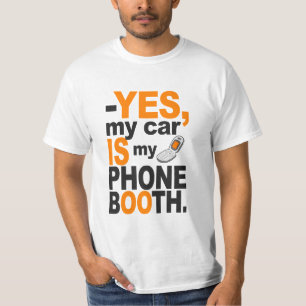 Carro como uma camisa do Phone Booth - escolha est