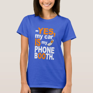 Carro como uma camisa do Phone Booth - escolha est
