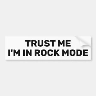 Carro Confie em Mim - Estou no Modo Rock™ Adesivo para P