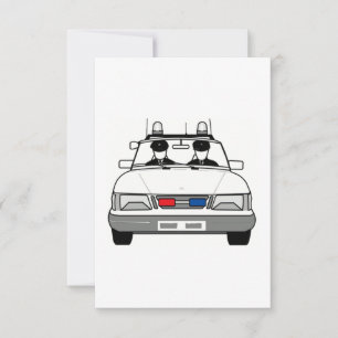 Carro da Polícia de Cartoons