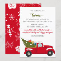 Carro de Árvore de Natal Bonito Nós movemos Cartõe