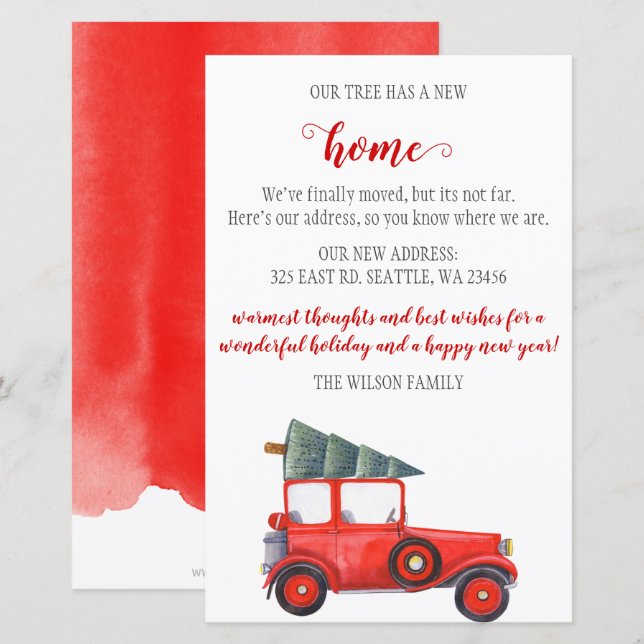 Carro de Árvore de Natal do Orçamento Movimentamos (Frente/Verso)