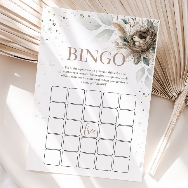 Carro de Chá de fraldas Rústico Neutro (Nesting Woodland Neutral Rustic Fores Baby Shower)