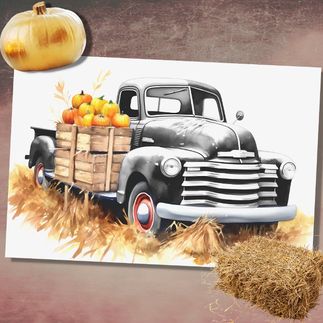 Carro de Colheita Preenchido com Pumpkins 3 Papel  (Criador carregado)